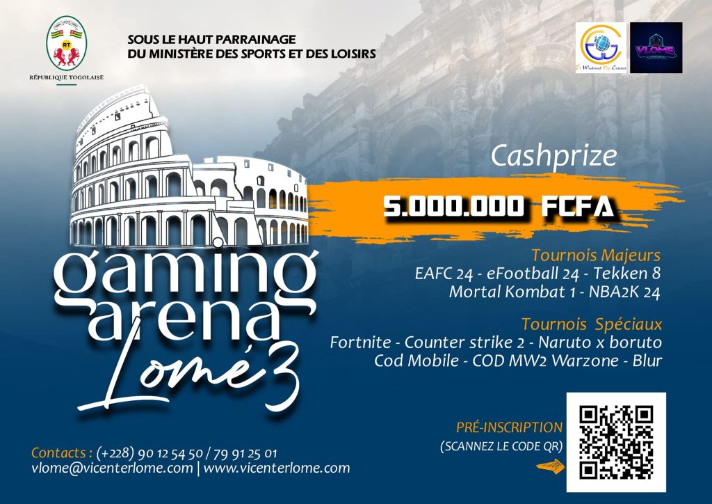 Gaming Arena Lomé 3 – La consécration de l’e-sport au Togo